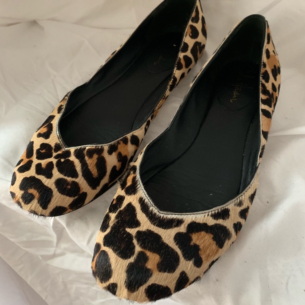 Cole Haan leopard flats